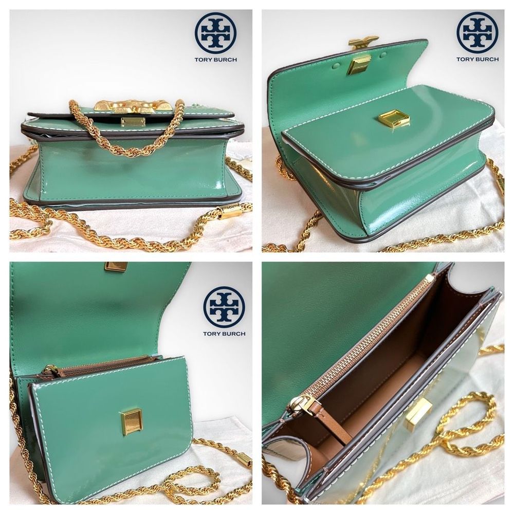 🚫SOLD ON MECARI 🚫NWT Tory Burch Eleanor Spazzolato Shoulder Bag, Card Case… - Picture 8 of 16